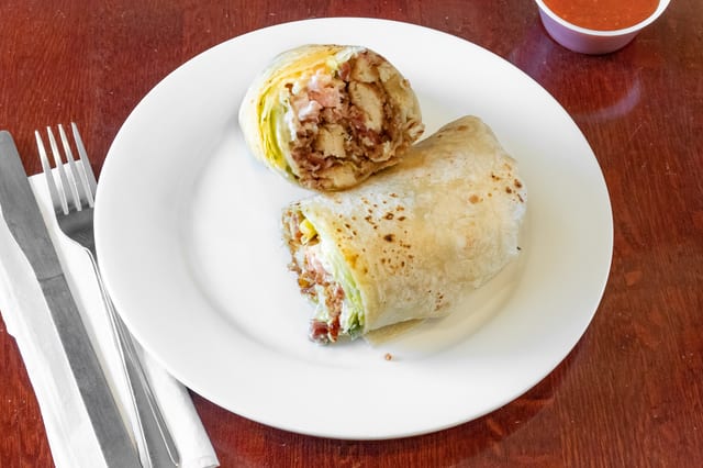 Chicken Caesar Wrap.