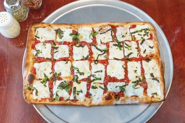 White Pizza Slice.